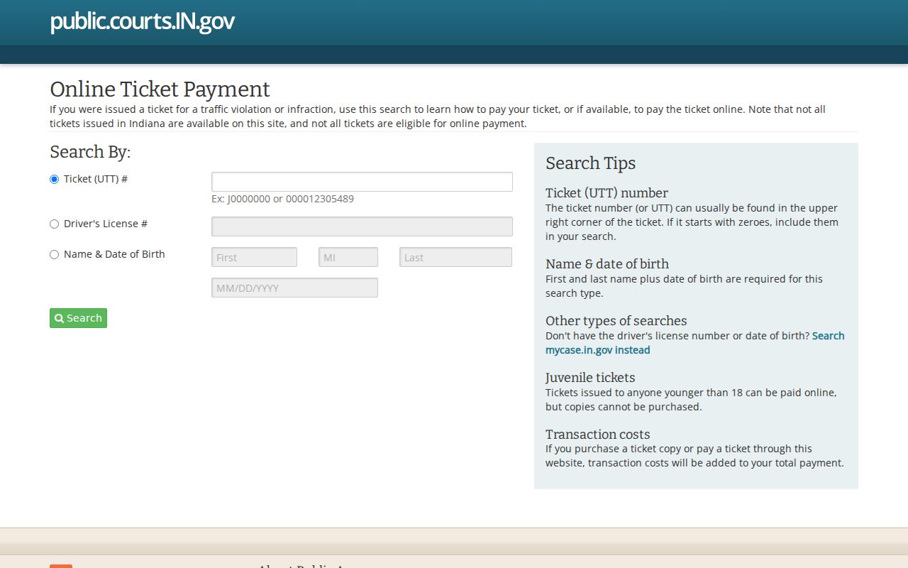 Clark County traffic court ePay ticket lookup
